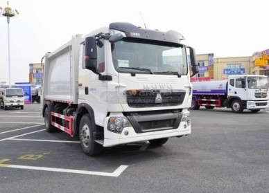 HOWO 4x2 12CBM Garbage Compactor Truck