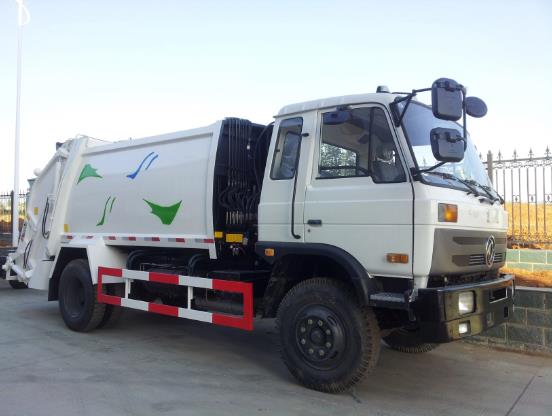 4CBM Compression Garbage Truck Compactor Garbage Truck with Bin