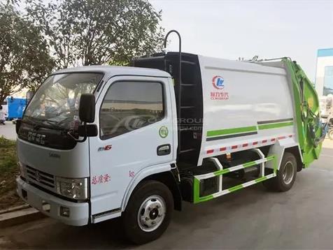 Rear Load Garbage Truck 5CBM DONGFENG