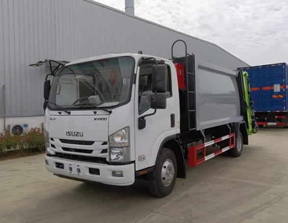 ISUZU Brand Mini 7cbm waste collection truck