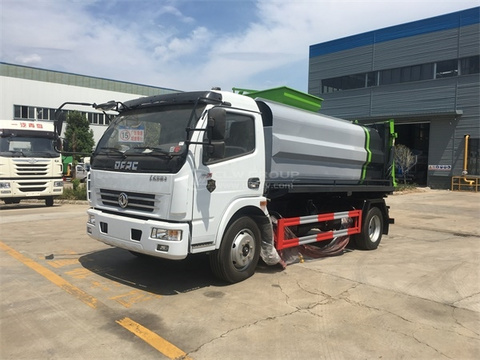 DONGFENG 4x2 8CBM Side Loader Compactor Garbage Truck