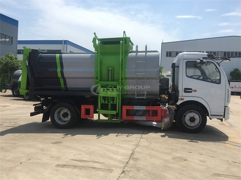 DONGFENG 4x2 8CBM Side Loader Compactor Garbage Truck